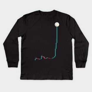 To the MOON Kids Long Sleeve T-Shirt